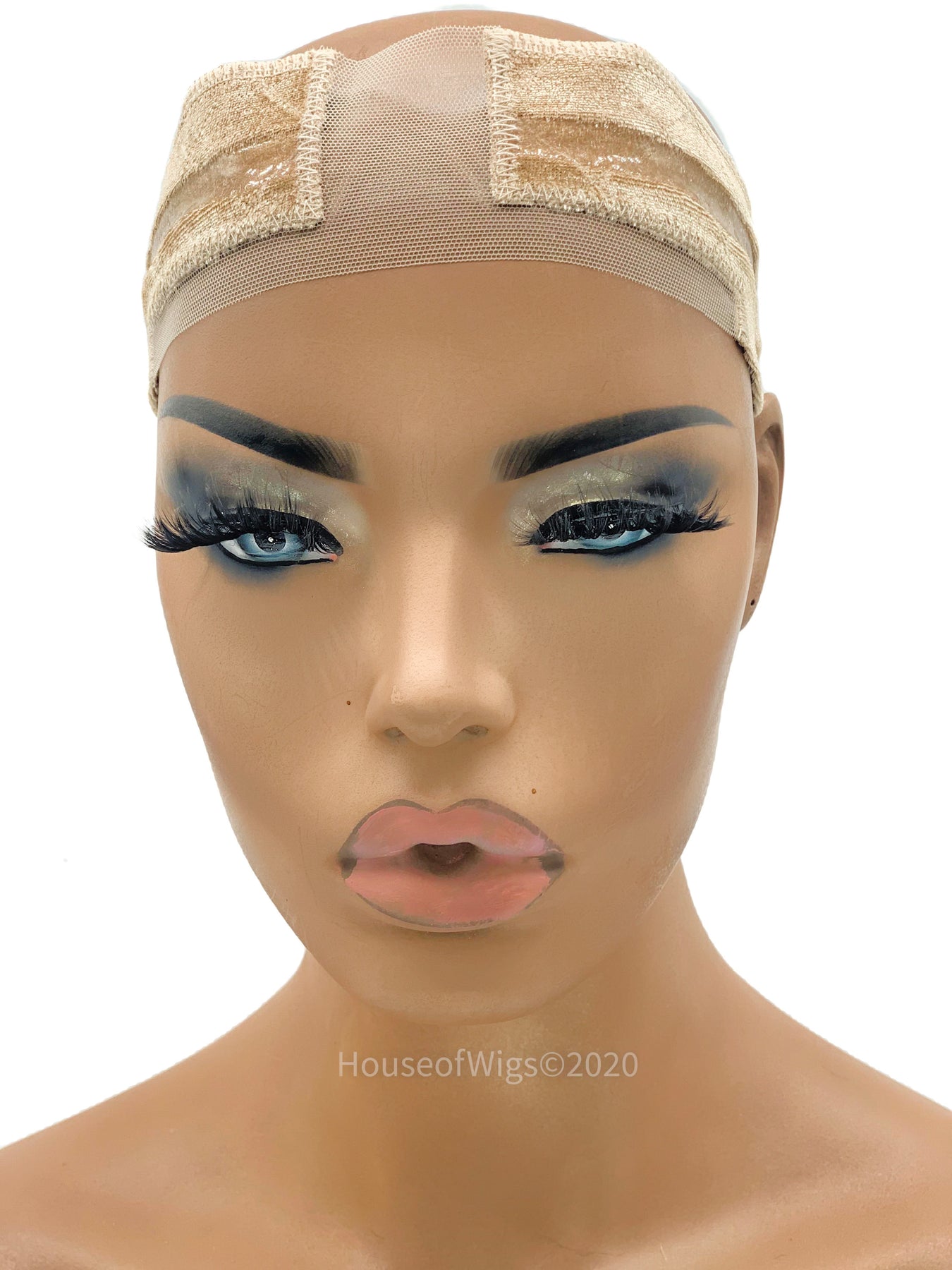 Velvet Wig Grip with Adjustable Band & Swiss Lace & Silicon